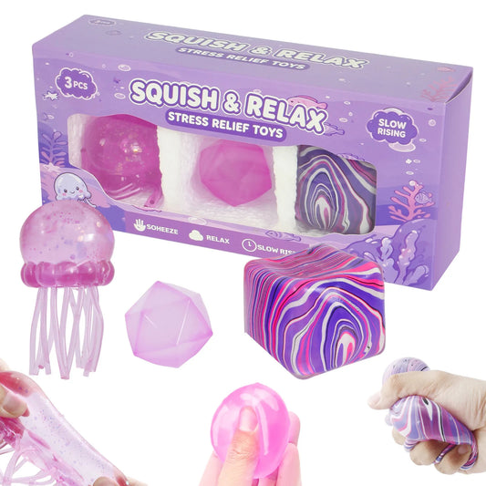 Purple Squishy Stress