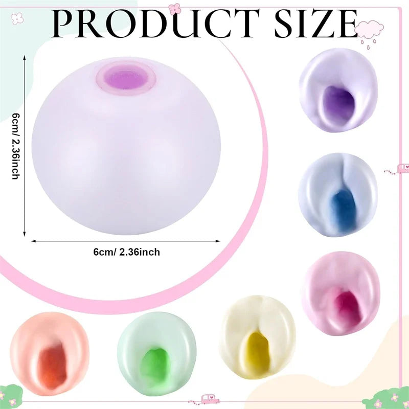 Rainbow Squish Ball