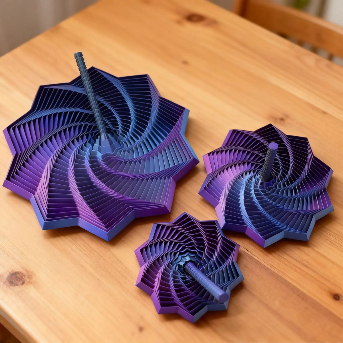 Spiral Stripe Fidget 3D Print