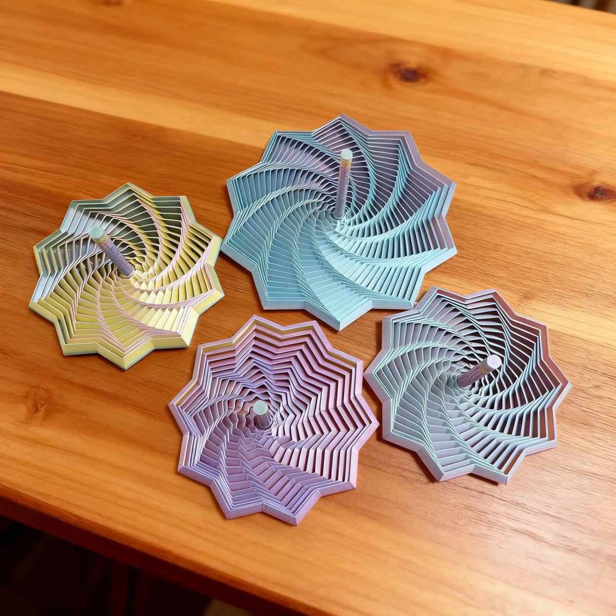 Spiral Stripe Fidget 3D Print