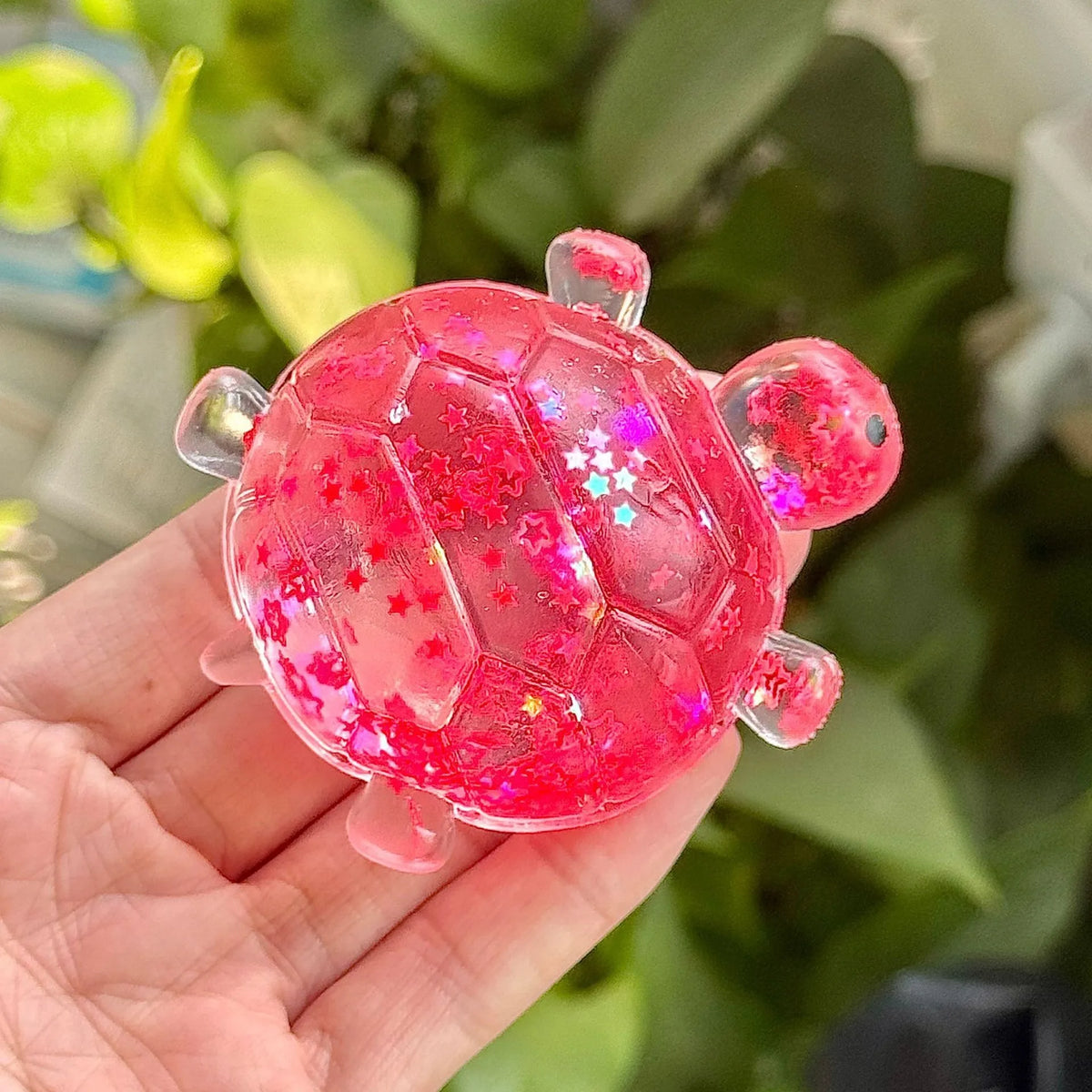 Tortoise Squishy Sequins Stress