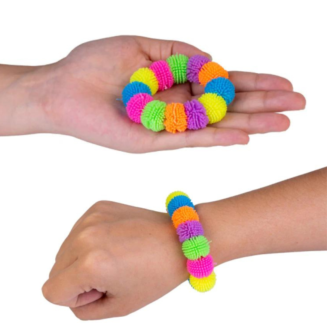 2 Pack Pom Pom Squishy Bracelet