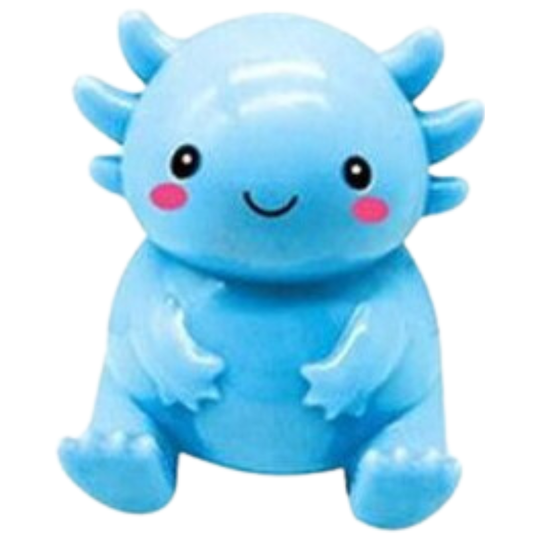 Bubblegum Axolotl Squishy Toy