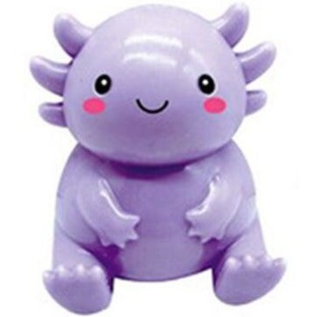 Bubblegum Axolotl Squishy Toy