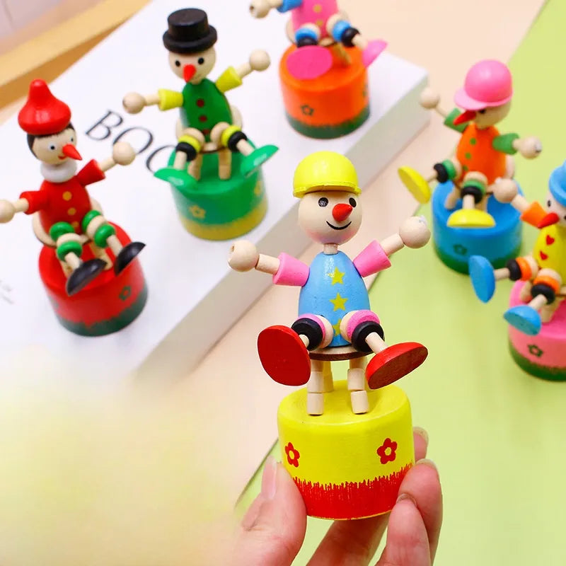 Wooden Clown Fidget Style