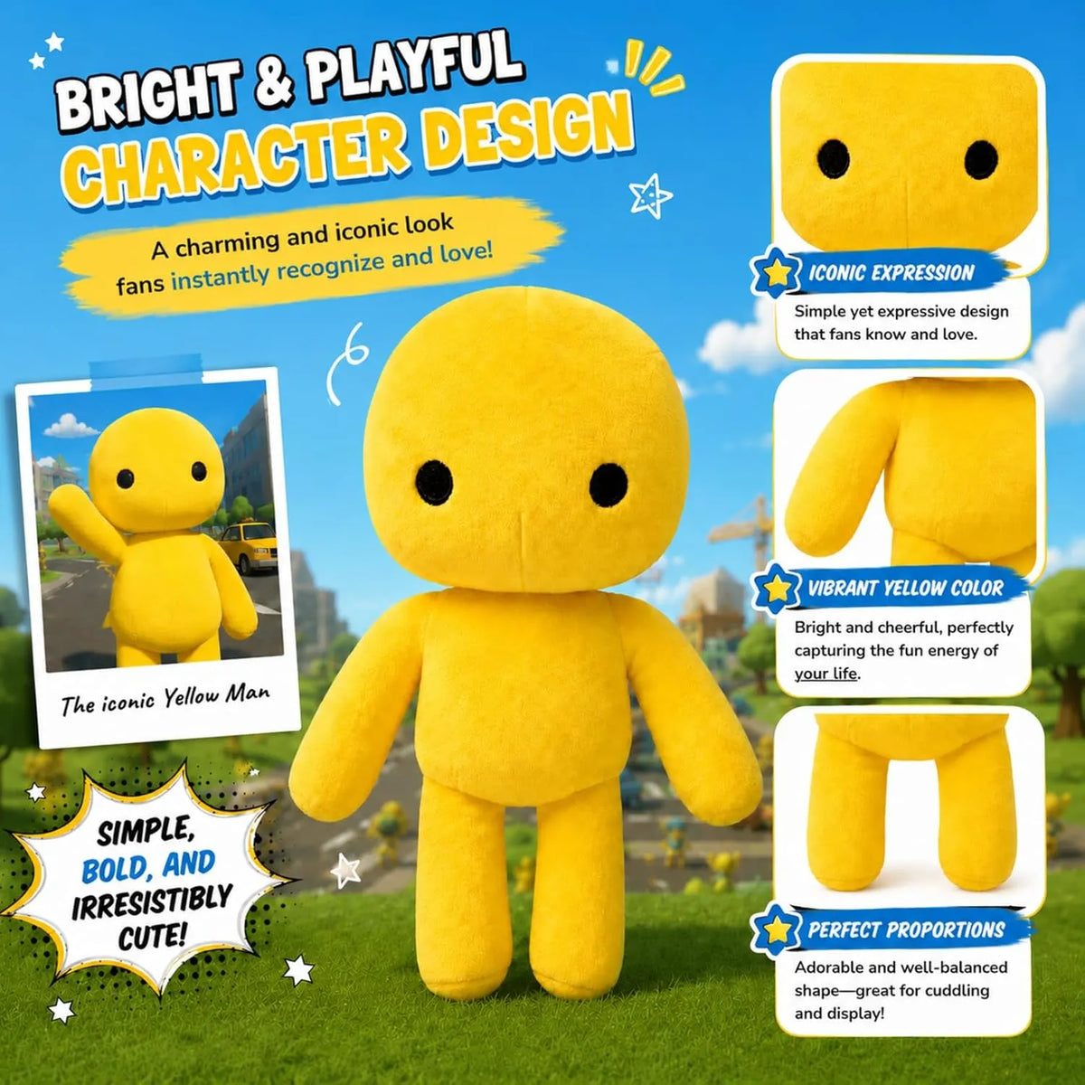 Yellow Character Plush