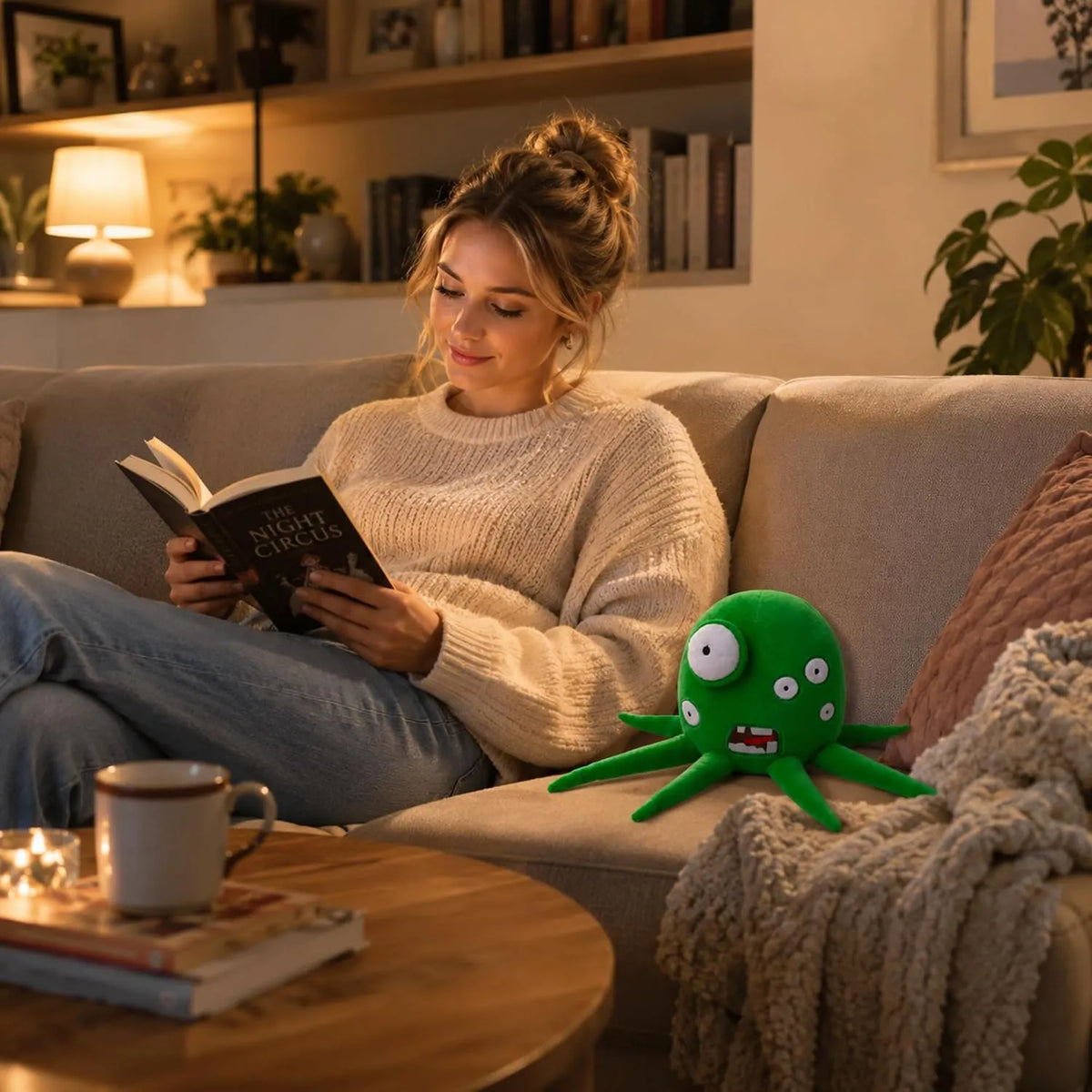 Green Octopus Plush