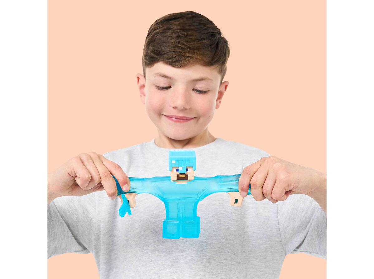 Heroes of Goo Jit Zu Minecraft Stretchy Characters Enderman & Steve