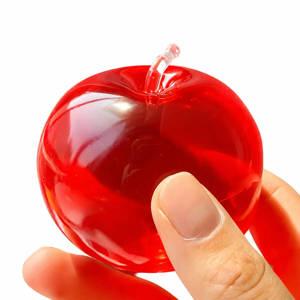 Vaseline Filled Apple Squishy - Moldable Non-Rebound Stress Relief Squeeze Stressball