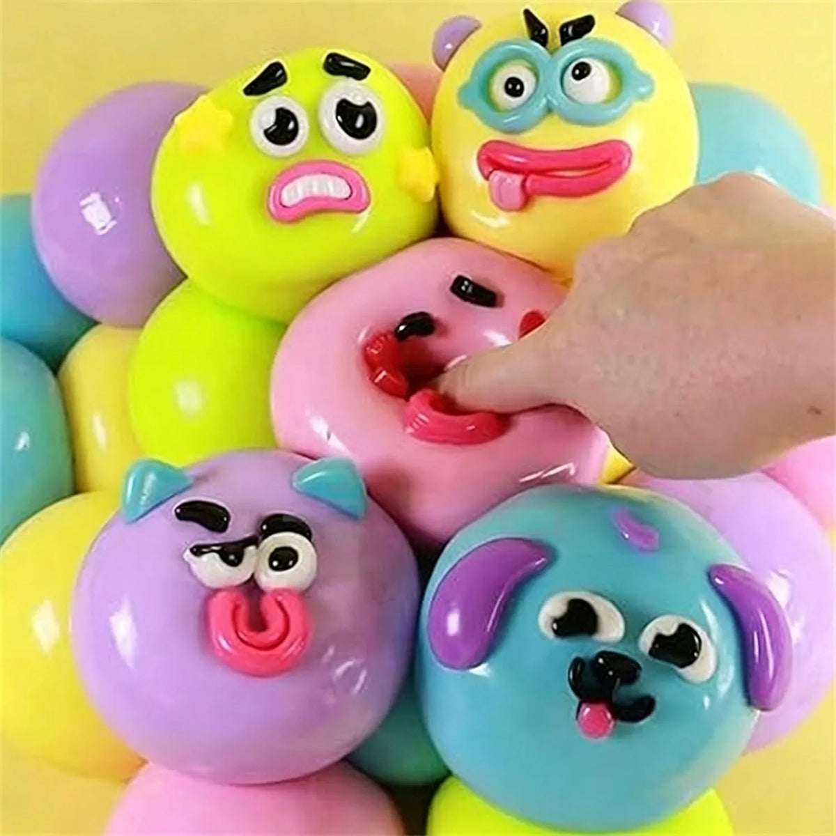 Dog Face Swap Sqz Smusher Sensory Squishy Moldable Face Swap Squeeze Balls