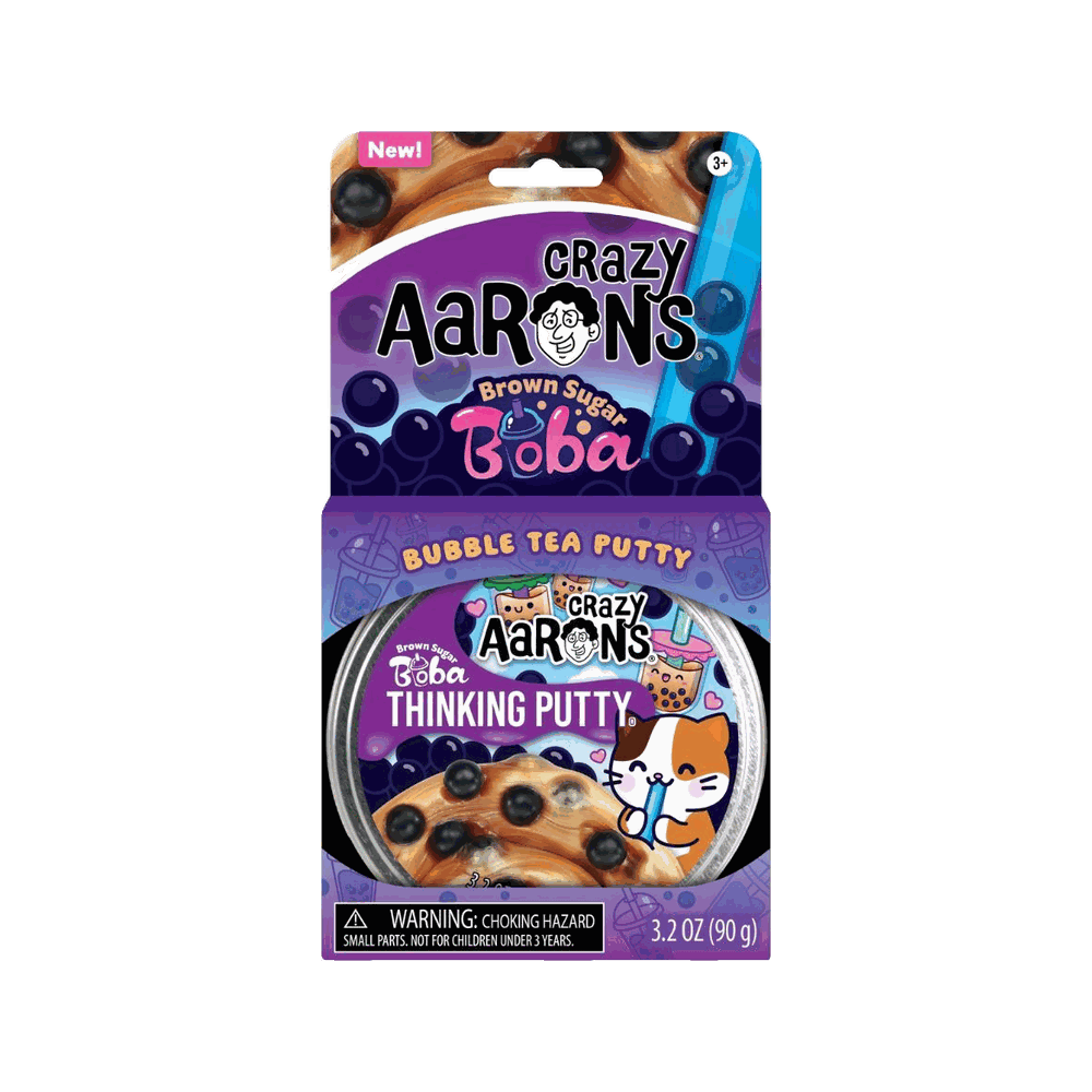 BOP MORE transparent hero | Brown Sugar Boba Thinking Putty