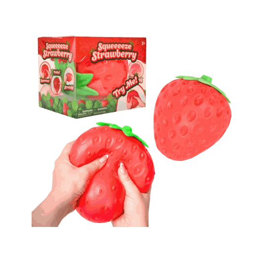 BOP MORE transparent hero | Jumbo Squishy Strawberry