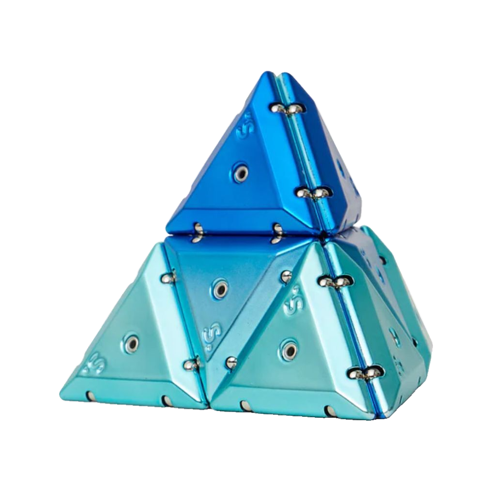 BOP MORE transparent hero | Geode Chrome Fidget Pyramid