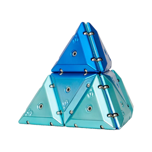 BOP MORE transparent hero | Geode Chrome Fidget Pyramid