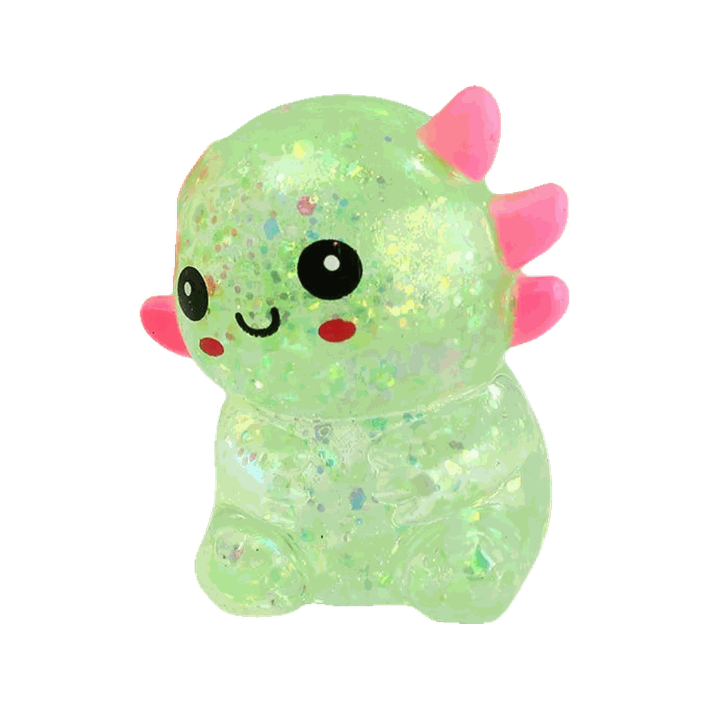 BOP MORE transparent hero | Transparent Green Squishy