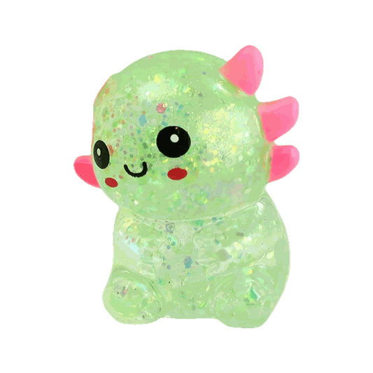 BOP MORE transparent hero | Transparent Green Squishy