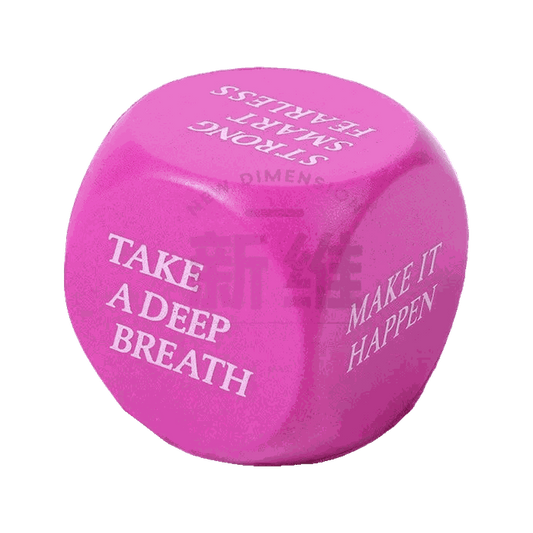 BOP MORE transparent hero | Purple Dice Squishy
