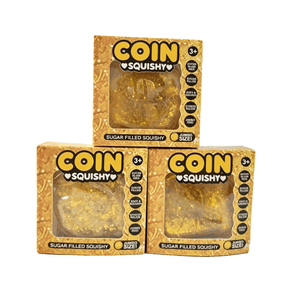 BOP MORE transparent hero | Gold Cloth Squishy