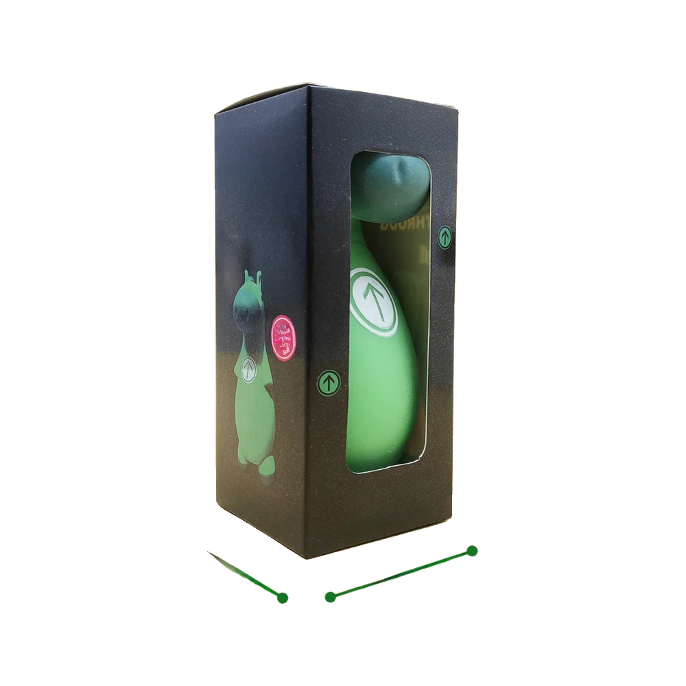 BOP MORE transparent hero | Green Animal Squishy