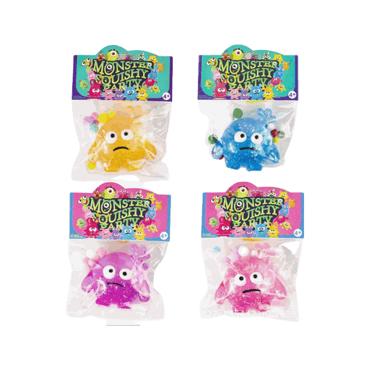 BOP MORE transparent hero | Squishy Monster Sequins Transparent Stress