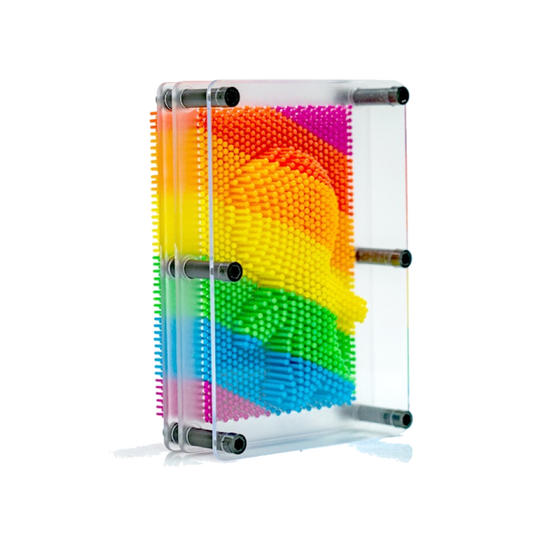 BOP MORE transparent primary | Rainbow Pin Art