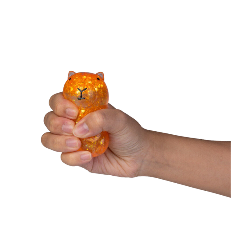 BOP MORE transparent primary | Squishy Glitter Capybara