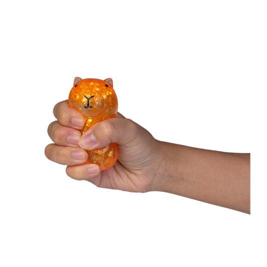 BOP MORE transparent primary | Squishy Glitter Capybara
