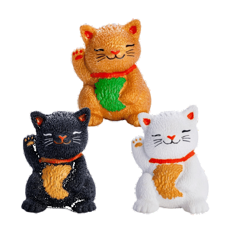BOP MORE transparent primary | Stretchy Lucky Cat
