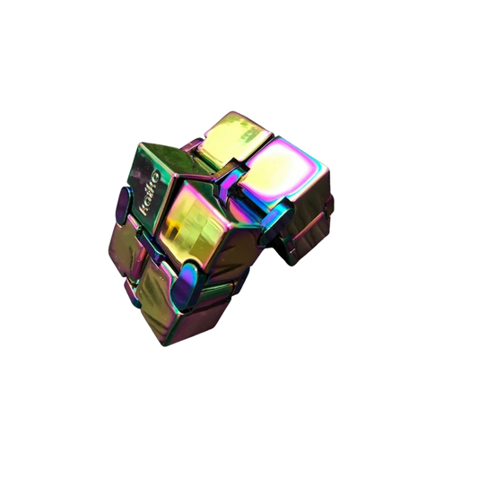 BOP MORE transparent primary | Oil Slick Infinity Cube