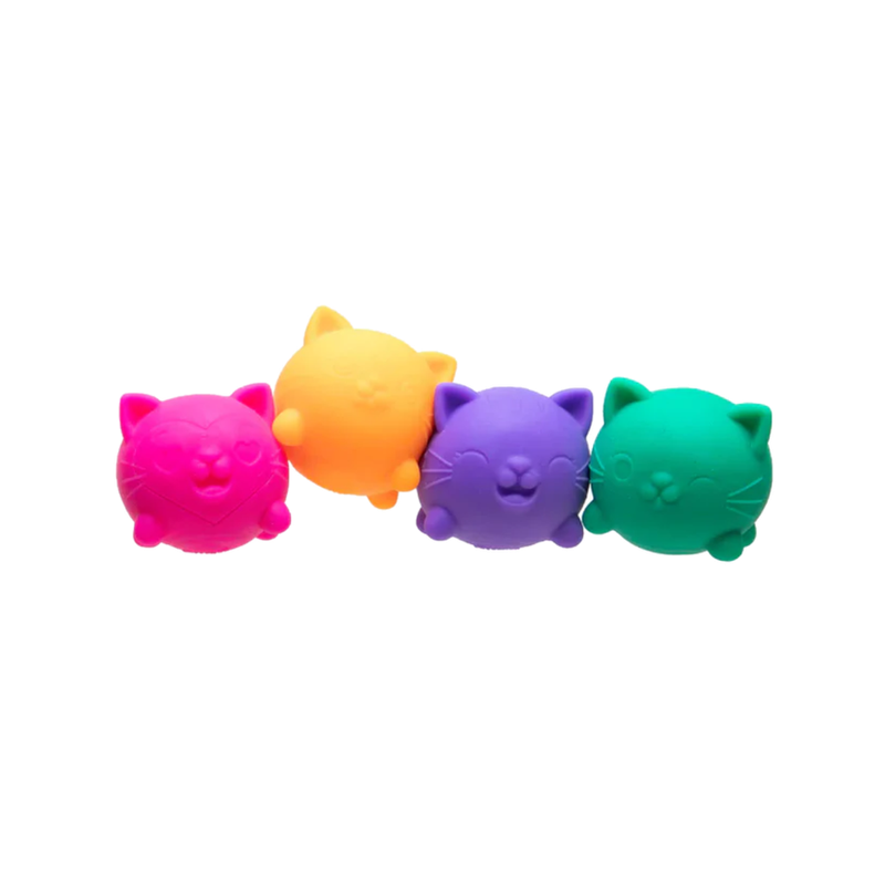 BOP MORE transparent primary | Teenie Cool Cats - 4 Pack