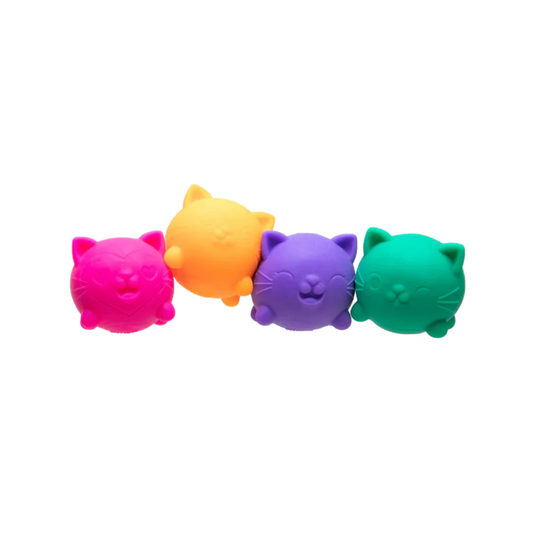 BOP MORE transparent primary | Teenie Cool Cats - 4 Pack