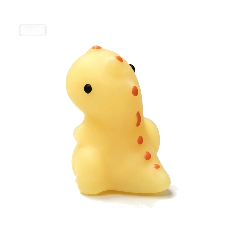 BOP MORE transparent primary | Yellow Dinosaur Squishy Sensory
