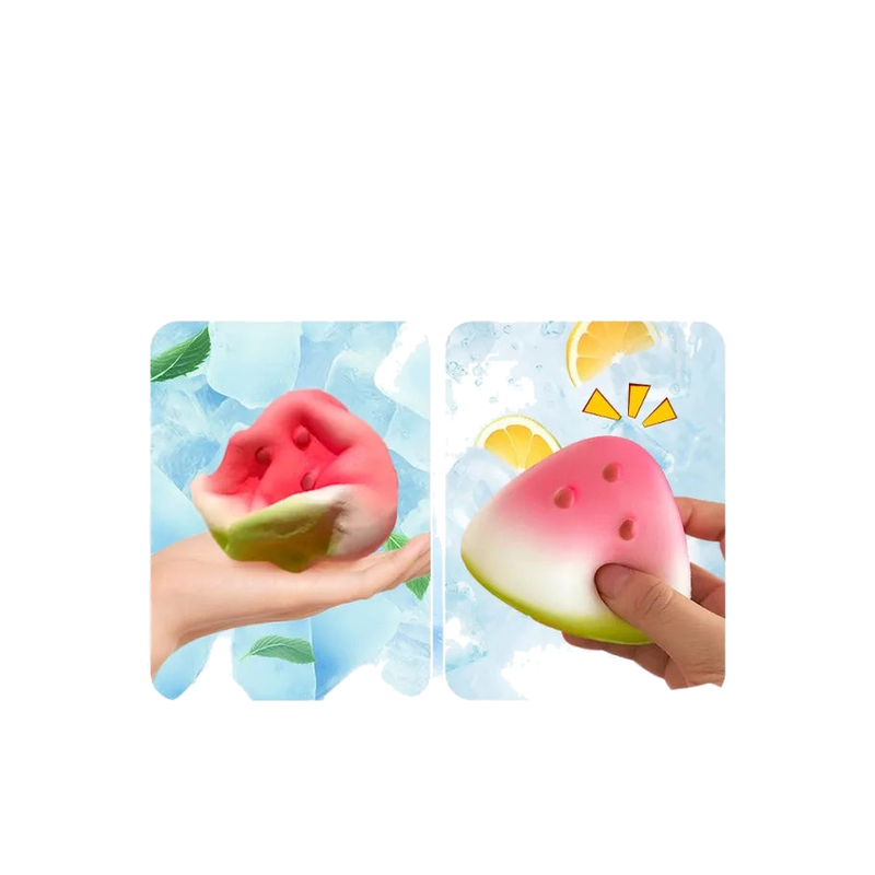 BOP MORE transparent primary | Watermelon Squishy Squeezeable