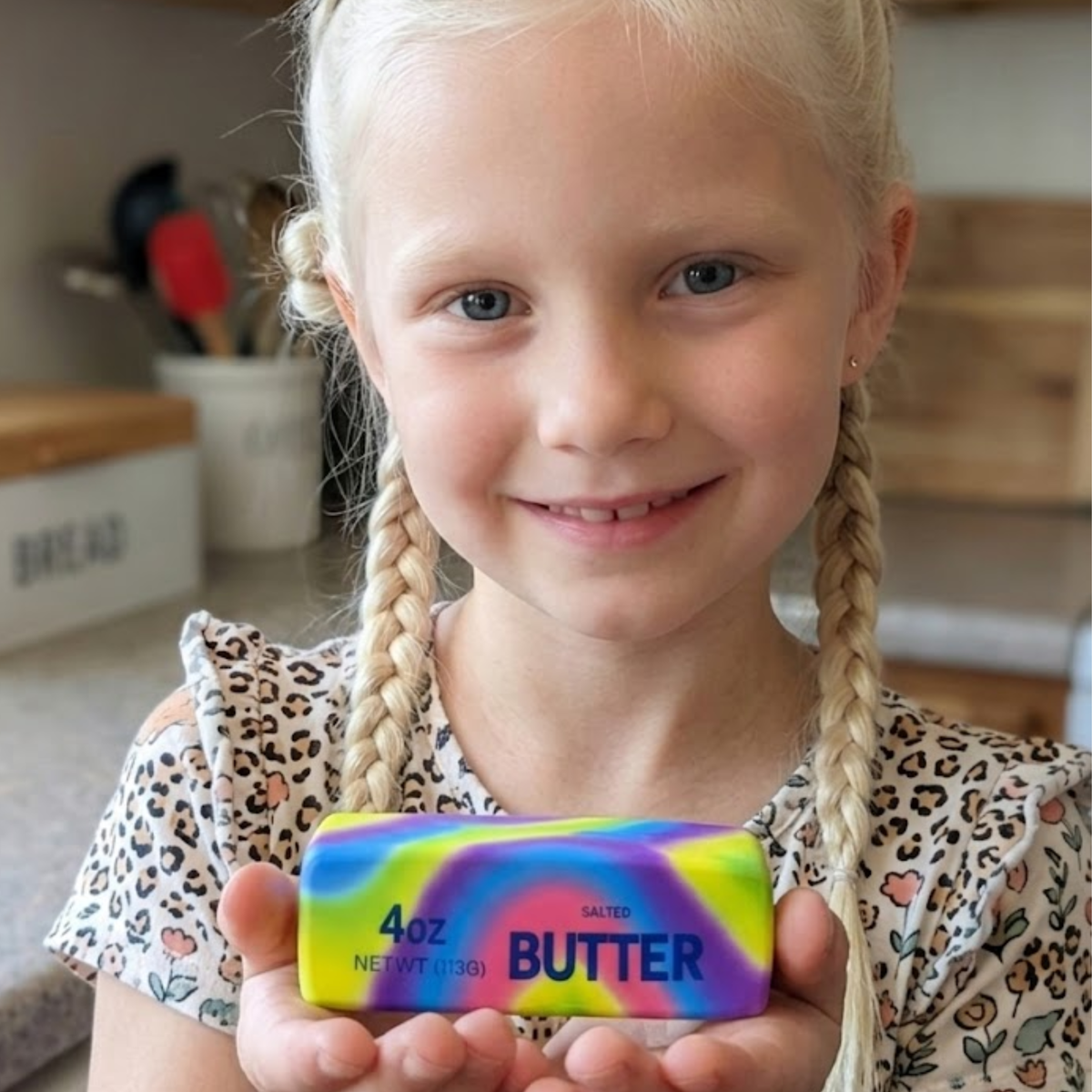 Slow Rising Rainbow Butter Stick Squishy