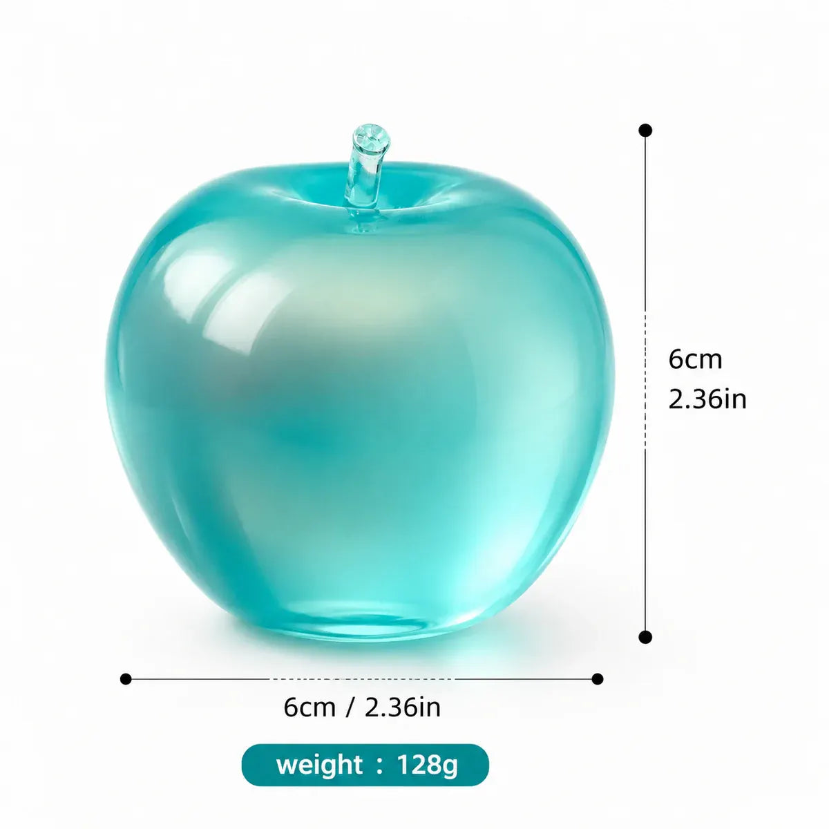 Vaseline Filled Apple Squishy - Moldable Non-Rebound Stress Relief Squeeze Stressball