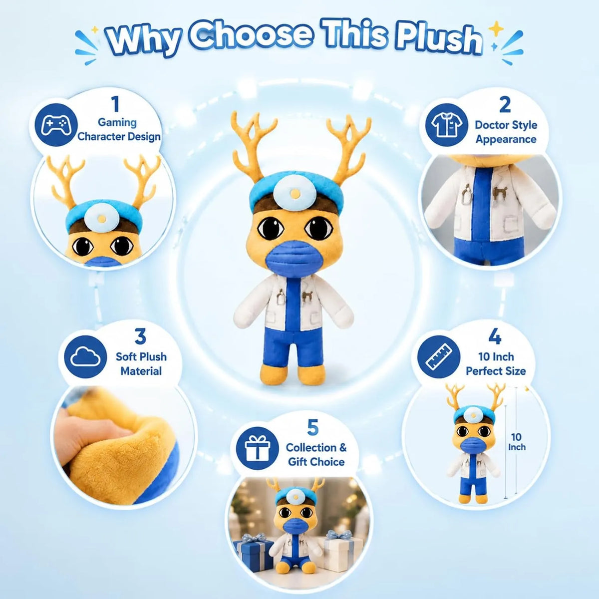 Deer Plush with Cap & Coat