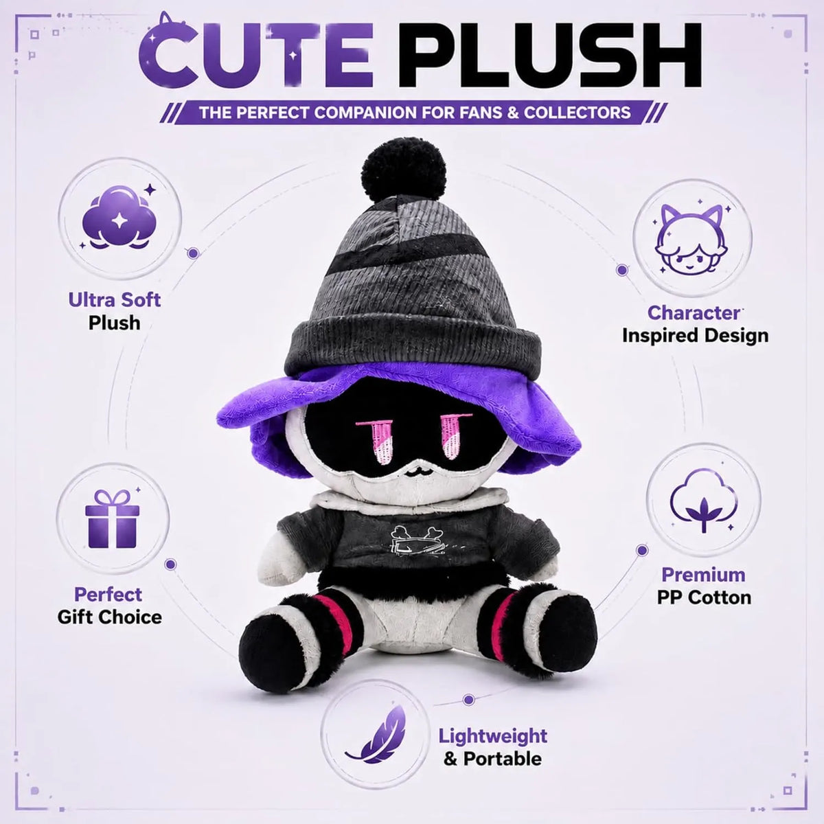 Purple Horror-Style Plush