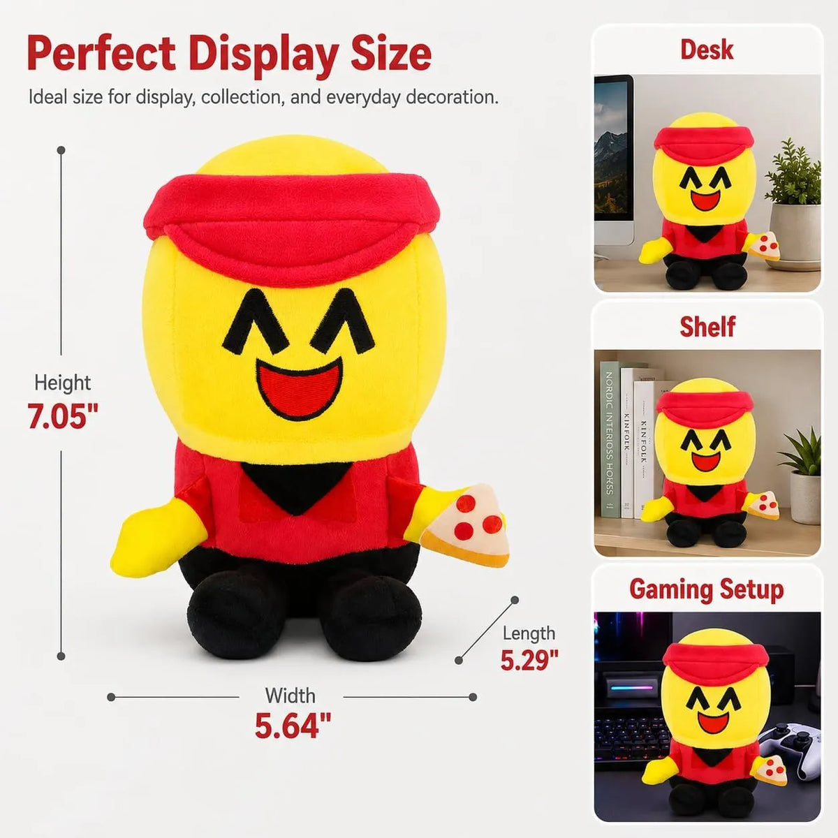 Pizza Plush Character