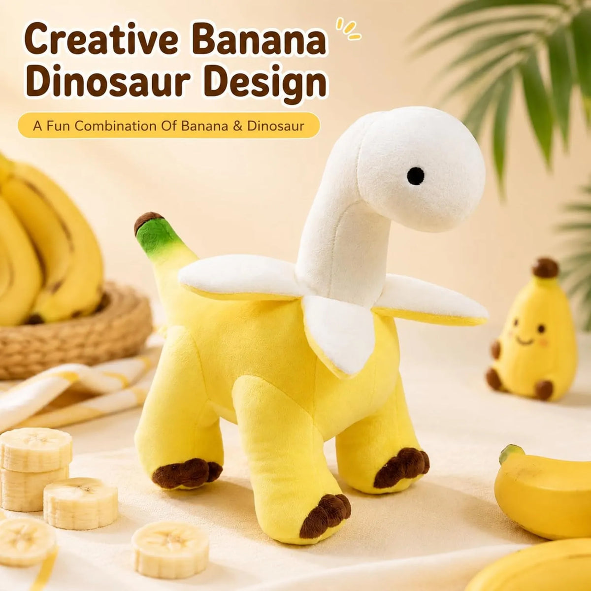 Banana Dinosaur Plush