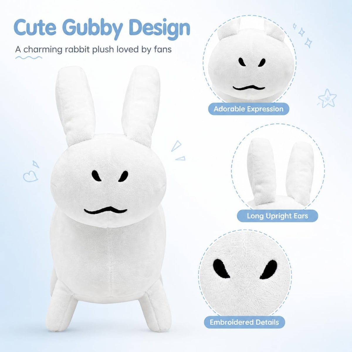 White Bunny Plush