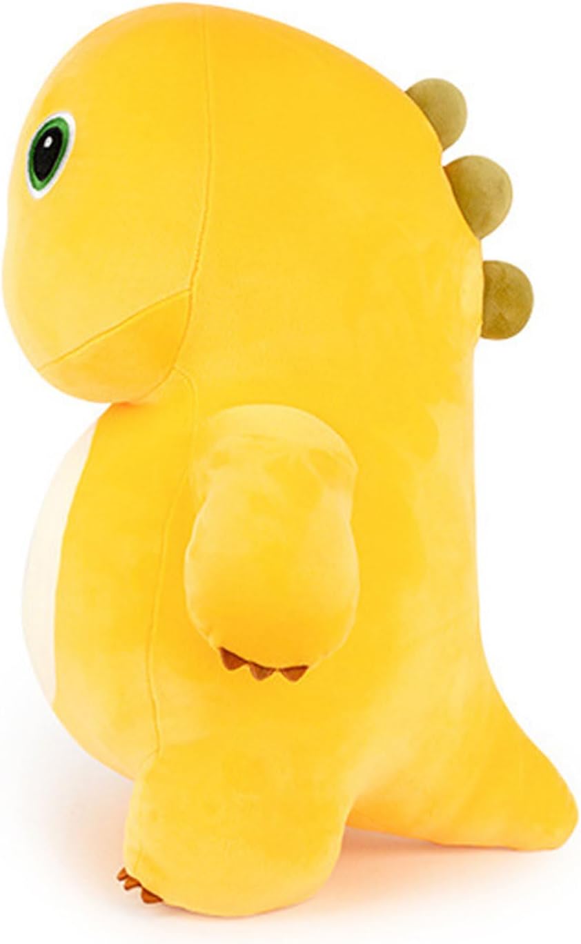 Yellow Dino Plush Pillow