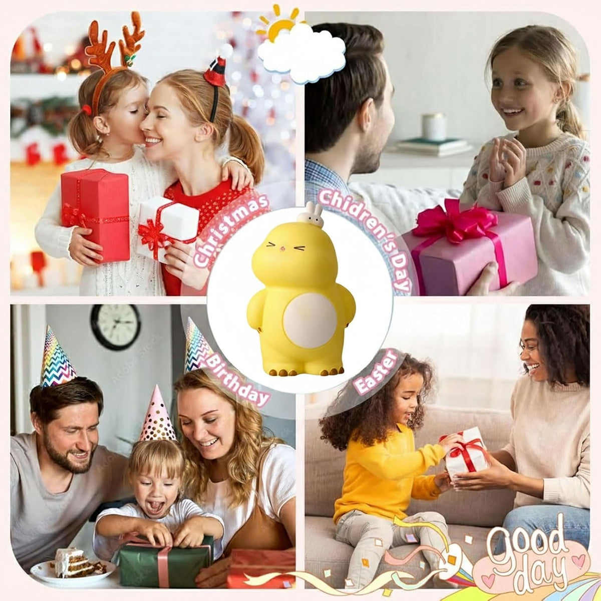 Yellow Dino Coin Bank