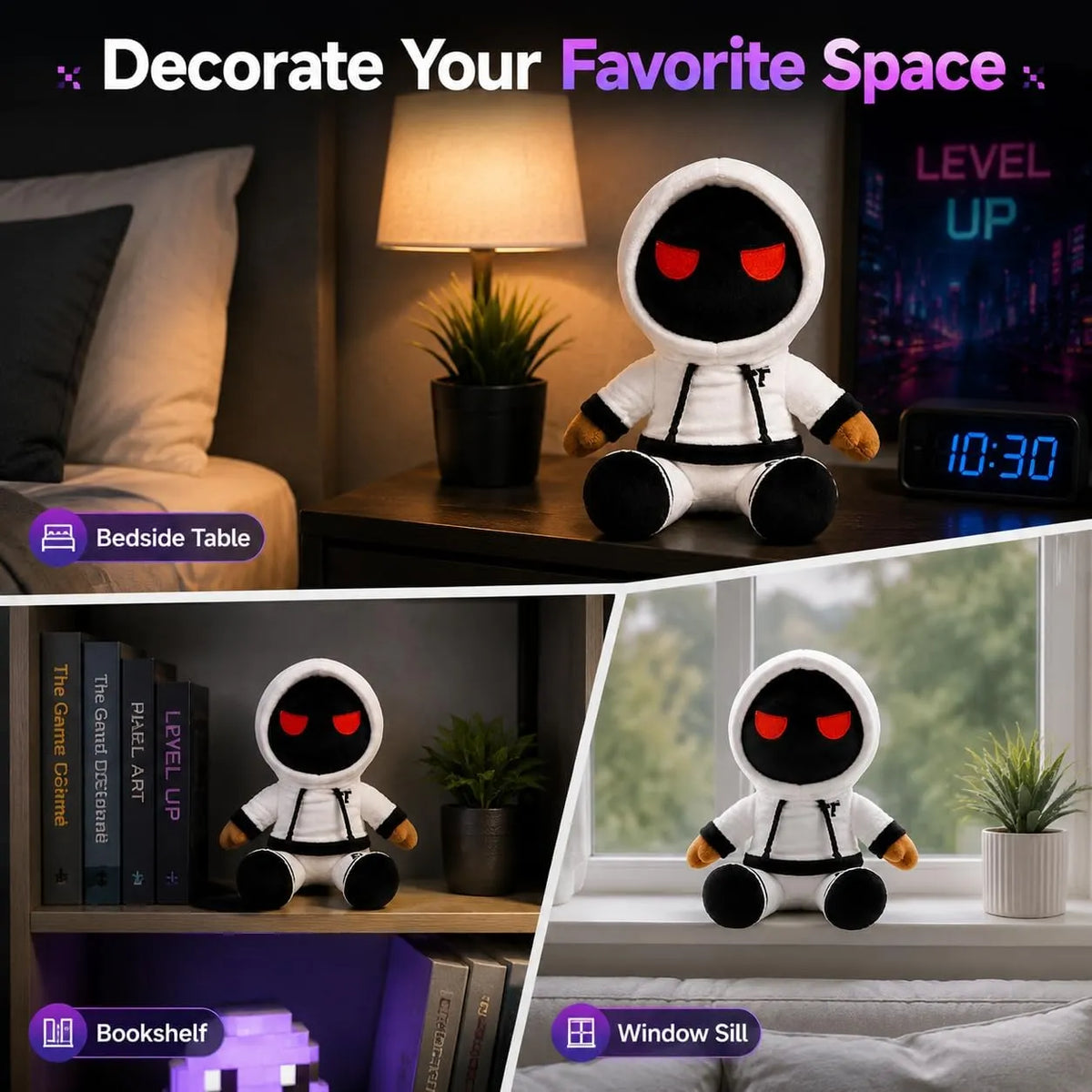 Hoodie Character Plush