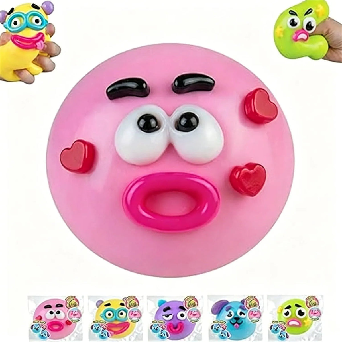 Dog Face Swap Sqz Smusher Sensory Squishy Moldable Face Swap Squeeze Balls