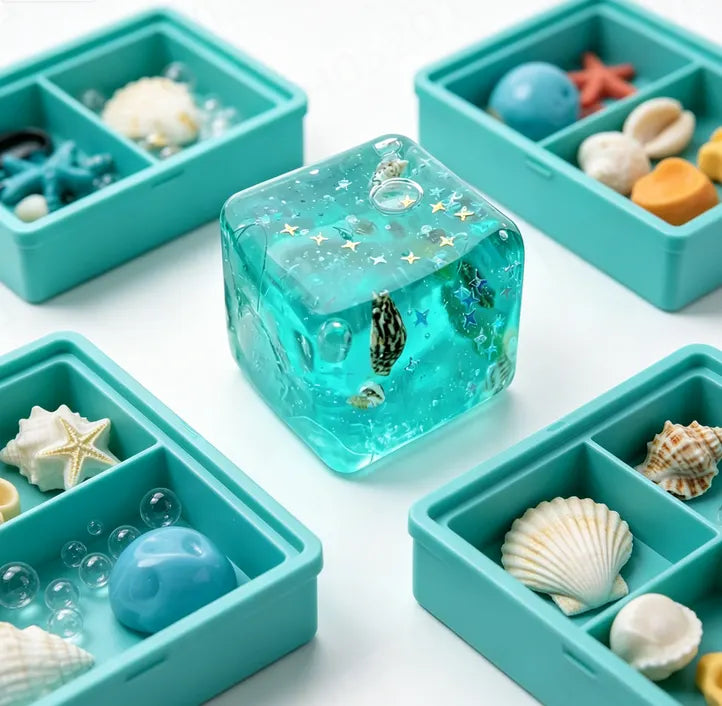 Seashell Inside Squeeze Stressball - Ice & Ball