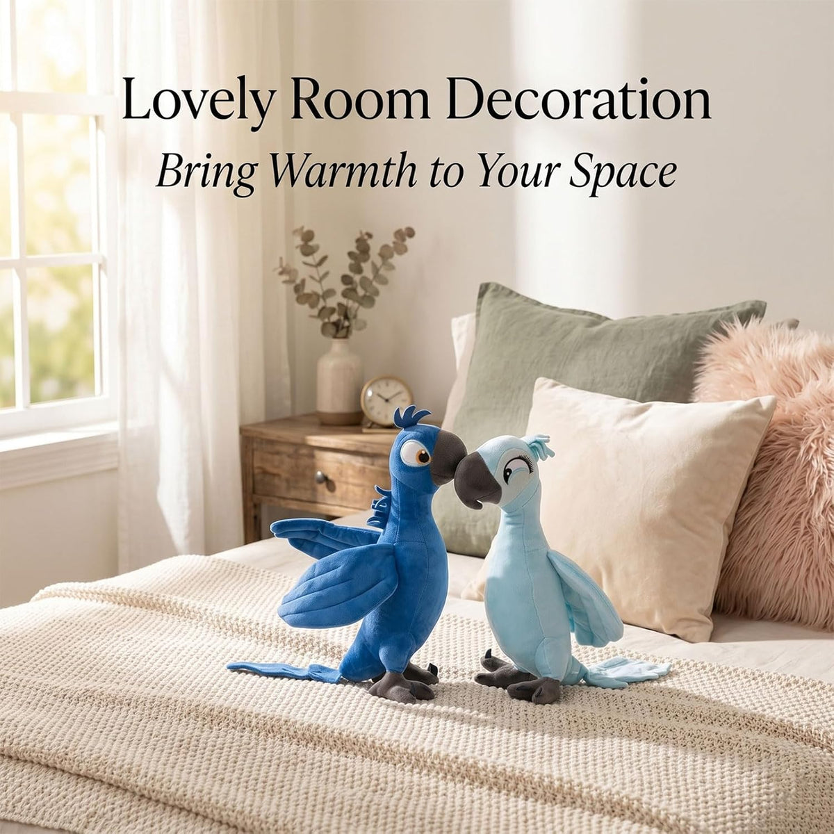 Blue Macaw Plush Duo 2 Pack
