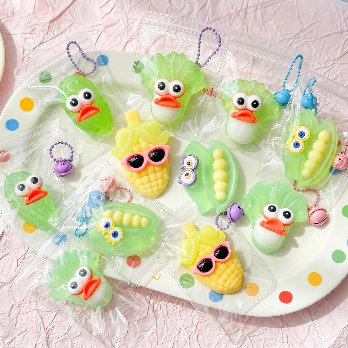 Vegetable Squishy 6PCS Set