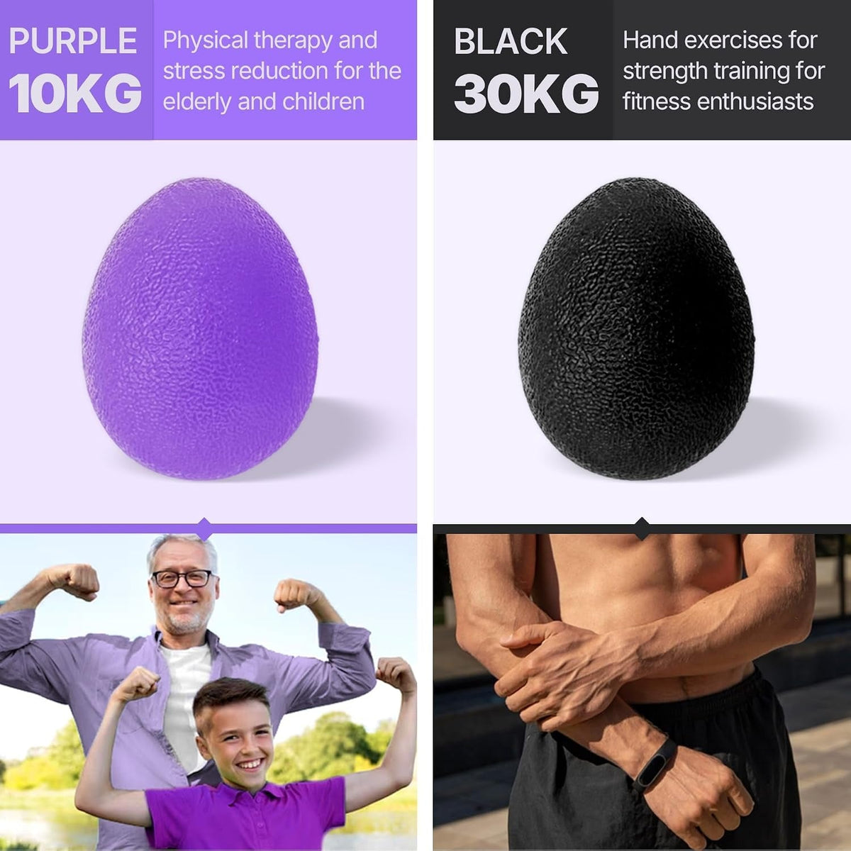Dual Resistance Squeeze Ball Set