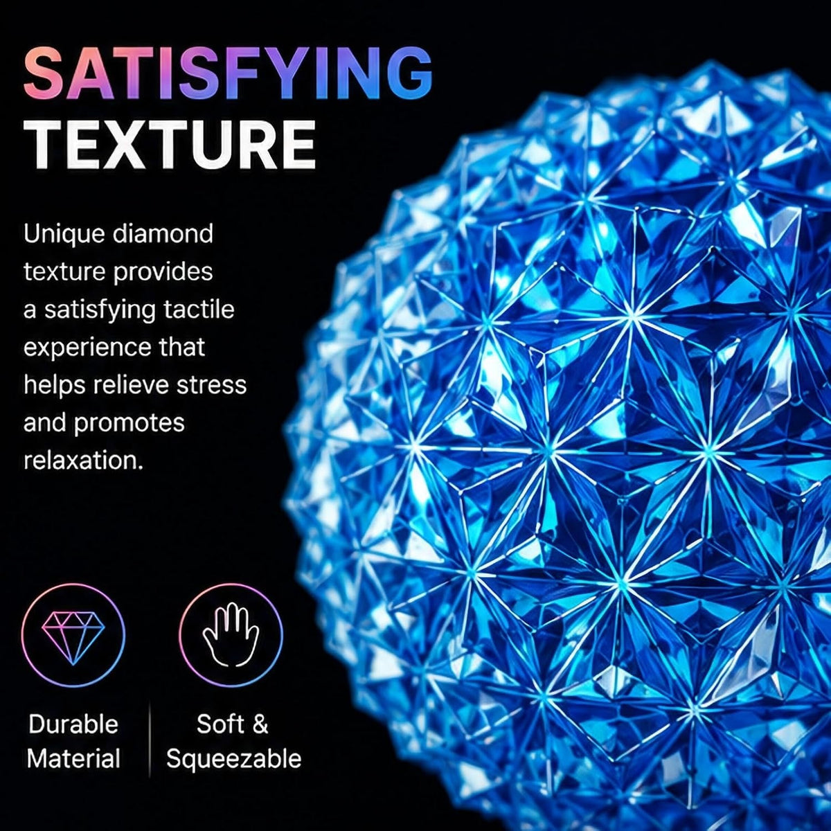Textured Firm Squeeze Ball