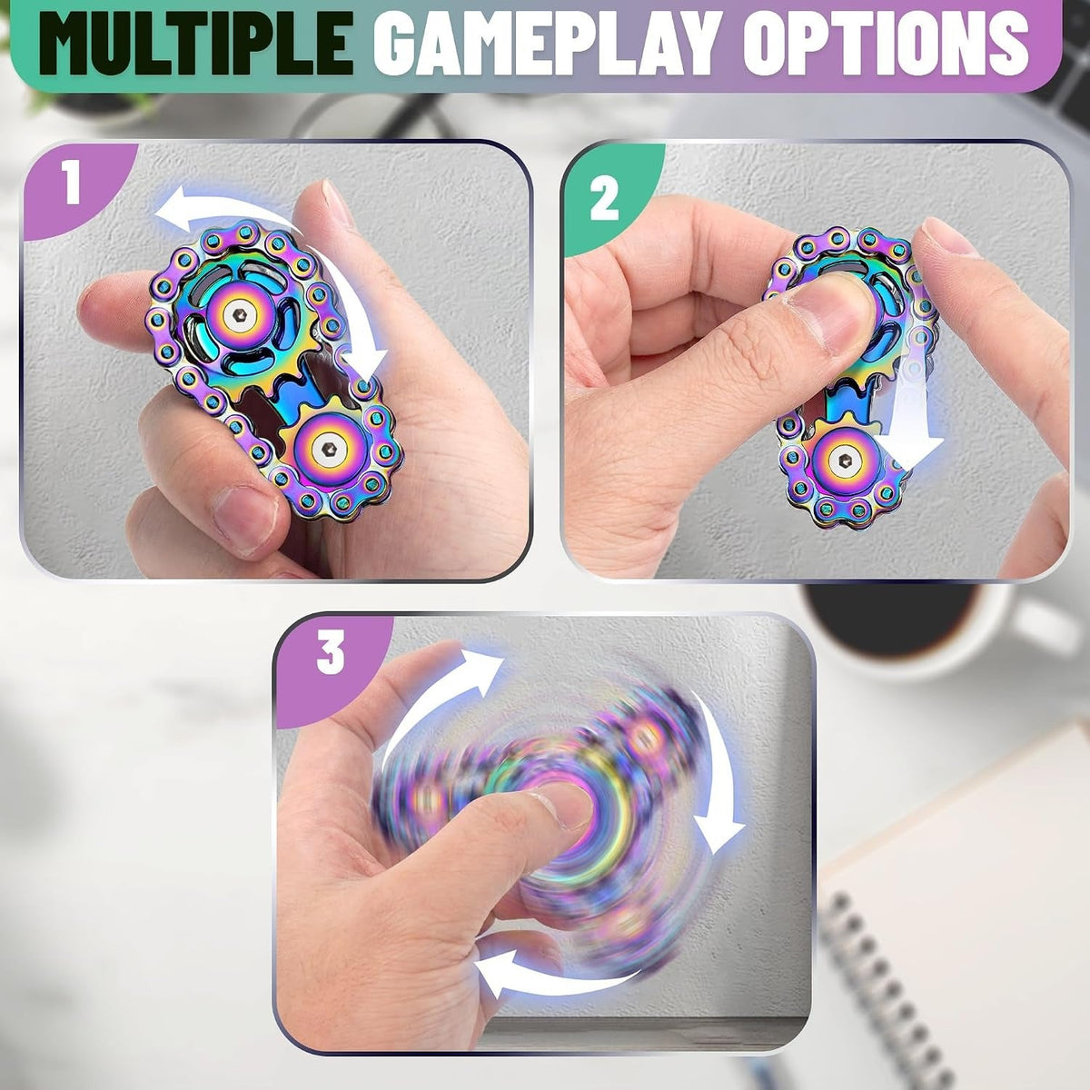 Metal Chain Roller Fidget
